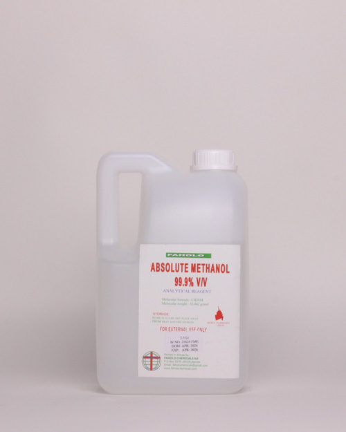 Faholo Chemicals Absolute Methanol 99.9% v/v