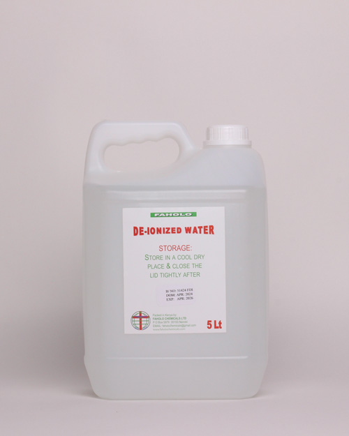 Faholo Chemicals Deionized Water