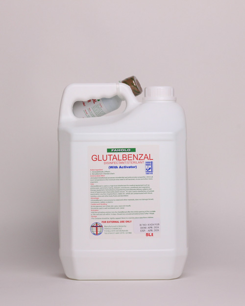 Faholo Chemicals Glutalbenzal & Activator.