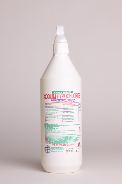 Faholo Chemicals Sodium Hypochlorite 10% w/v